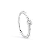 Anello Salvini Donna Bagliori in Oro bianco Diamante 0.12 Ct 20104275 - 20104275
